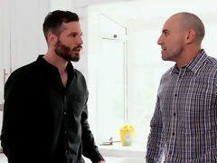 デカパイ, イマラチオ, グループ, 毛深い, 赤毛