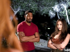 Bisexual threesome after confrontation