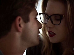 Sperma in mond, Sperma shot, Likken, Orgasme, Kut duiken, Realiteit, Roodharige vrouw, Spuiten