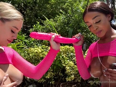 Culo, Culo grande, Ébano, Lesbiana, Orgasmo, Coño, Tetas, Mojado