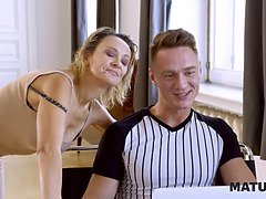 Rubia, Mamada, Madura, Maduro, Madres para coger, Mamá, Realidad, Madrastra