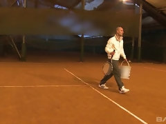 Anal, Blonde, Tir de sperme, Faciale, Mature, Piercing, Tatouage, Plan cul à trois