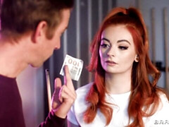 Grote kont, Grote lul, Grote mammen, Pijpbeurt, Hondjeshouding, Roodharige vrouw, Mager, Tiener