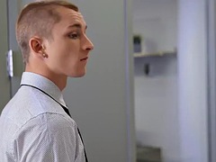 Grosser schwanz, Spermaladung, Schwul, Handjob, Muskel, Büro, Pornostars, Reiten