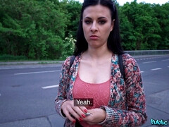 Amateur, Américain, Cul, Gros seins, Brunette brune, Queue, Pov, Public