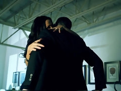 美女, デカチン, デカパイ, フェラチオ, イく瞬間, バック, なめる, 自然山雀