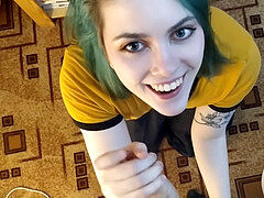 素人, フェラチオ, イく瞬間, ティーン