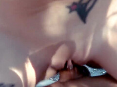 Blondine, Hd, Höschen, Öffentlich, Muschi, Rasiert, Titten, Nass