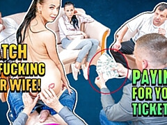 Leie, Paar, Tschechisch, Hd, Geld, Öffentlich, Realität, Ehefrau