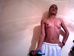 teen opening up And Working Out naked