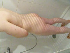 Leie, Grosser schwanz, Schwul, Handjob, Masturbation, Dusche, Netzkamera