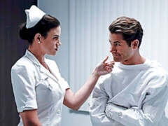 Spicy big-boobed brunette Penny Barber is feeling a pretty big dick