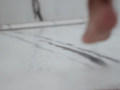 Lécher le cul, Salle de bains, Chambre à dormir, Gros seins, Blonde, Couple, Noir ébène, Chatte