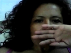 素人, 下着, 淫乱熟女, 一人, ウェブカメラ