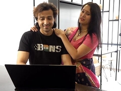 Slaapkamer, Bruinharig, Sperma in mond, Vriendin, Indisch