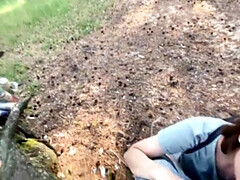 Leie, Braunhaarige, Paar, Sperma im mund, Kehlenfick, Pov, Öffentlich, Jungendliche (18+)