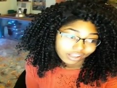 Amateur, Negro, Ébano, Solo, Adolescente, Camara web