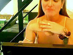 Real Filipina Hermaphrodite Skype demonstrate