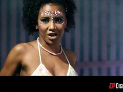 Noir ébène, Hd, Lesbienne, Léchez, Actrice du porno