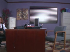 Asiatique, Cul, Beauté, Sucer une bite, Pieds, Fille latino, Bureau, Jouets