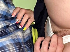 Jessy Gets Groped by Stranger on Subway - Cock in Panties Creampie