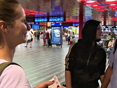 Amateur, Morena, Corridas, Grupo, Al aire libre, Pov, Público, Intercambio de parejas