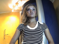 Amateur, Rubia, Adolescente, Voyeur