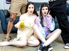 18 jahre, Arsch, Grosser schwanz, Blasen, Flotter vierer, Natürlichen titten, Jungendliche (18+), Titten