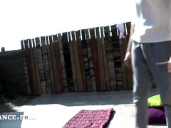 Obese Housewife In Fishnet Hard Sodomized