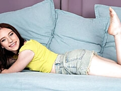 18 летние, Любители, Мастурбация, Рыжие, Короткая стрижка, Тощие, Соло, Молоденькие