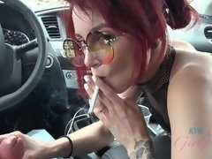Papi, Flashen, Freundin, Handjob, Im freien, Pov, Öffentlich, Nass