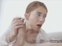 Grosser schwanz, Blasen, Braunhaarige, Paar, Schwanz, Freundin, Hardcore, Jungendliche (18+)