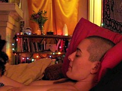Sensual kissing