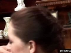 Grote kont, Pijpbeurt, Bruinharig, Stel, Lul, Hd, Spier, Tieten likken