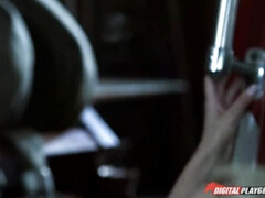 Negro, Coche, Lesbiana, Al aire libre, Coño, Tetas, Tren, Uniforme