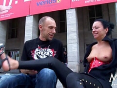 Couple Enjoy Some Public Foreplay