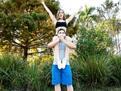 Arsch, Blondine, Blasen, Im freien, Sport, Jungendliche (18+), Titten