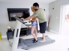 Americano, Tetas grandes, Mamada, Polla, Estilo perrito, Pajear, Perforación, Coño