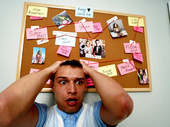 Johnny Love delivering pizza for the busty bimbo Karen