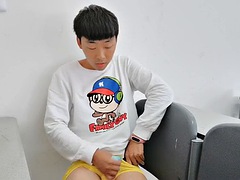 アジア人, デカチン, 大学生, カワイイ, ゲイ, 手コキする, オナニー, 一人