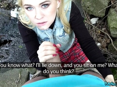Amateur, Sucer une bite, De plein air, Public, Étudiant