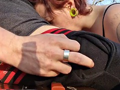 Amateur, Grosse bite, Sucer une bite, Allemand, Branlette thaïlandaise, De plein air, Public, Adolescente