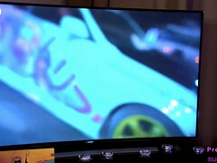 Amateur, Gros seins, Sucer une bite, Brunette brune, Tir de sperme, Partouze, Hard, Fête