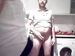 Arsch, Blasen, Paar, Schwanz, Selbstgemacht, Küche, Muschi, Titten