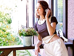 素人, お尻, 指いじり, オナニー, ショートヘア, 一人, ストリッピング, オッパイの