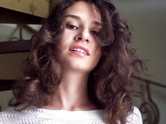 Hundestellung, Fingern, Hd, Masturbation, Zierlich, Rock, Solo, Titten