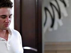 Athletic stud fucks ass for the first time until cum in mouth