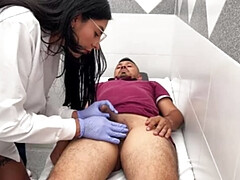 Hot blonde nurse Allison Sweet gets wild with Latina in steamy anal threesome