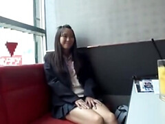 Asiatique, Queue, Japonaise, Nénés