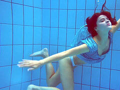 18 años, Peludo, Al aire libre, Pequeña, Público, Adolescente, Bajo el agua